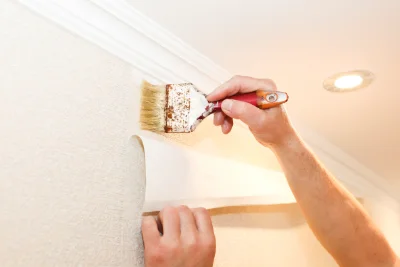 Pose de papier peint à Fresselines — revêtements muraux et toiles de verre